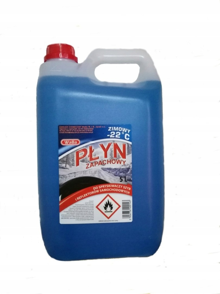 Płyn do spryskiwaczy zimowy WaBa 5L